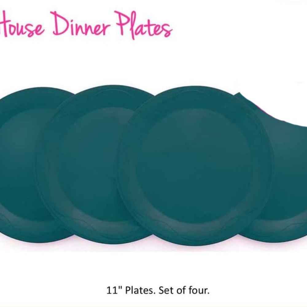 Tupperware open house dinner plates